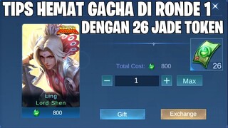 TIPS HEMAT GACHA EVENT KUNGFU PANDA DI RONDE 1 PAKAI 26 JADE TOKEN - MOBILE LEGENDS