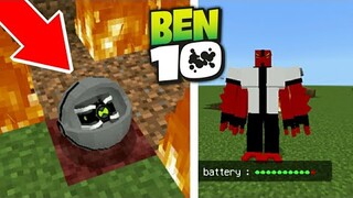 รีวิว+สอนลง นาฬิกาBen10!! ตกมาจากท้องฟ้า เหมือนของจริง!! แปรงร่างได้ มีแบตเตอรี่ | Minecraft PE