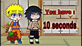 10 Seconds to Live! ⏰💔 || meme Naruto || Different Trend? Gacha club♣