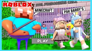 Aku Dan Adiku Masuk Penjara Pak Barry's Prison Minecraft Di Roblox Brookhaven ft @Shasyaalala