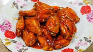 ปีกไก่เหล้าแดง / ปีกไก่น้ำแดง สูตรนี้อร่อยมาก Red Wine Chicken Wings