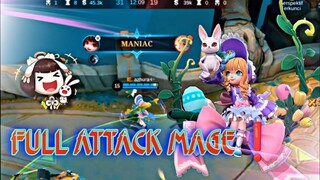 MAGE YANG SATU INI SLALU FULL ATTACK SPEED🥵 [ mobile legend bang bang ]