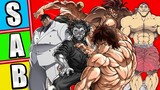 Baki Power Ranking Tier List