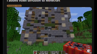 Using AI Diffusion Models in Minecraft