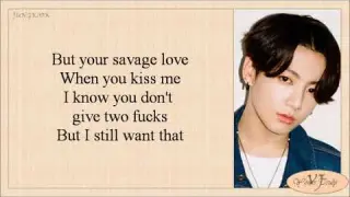 BTS (방탄소년단), Jason Derulo - Savage Love (Laxed - Siren Beat) Easy Lyrics