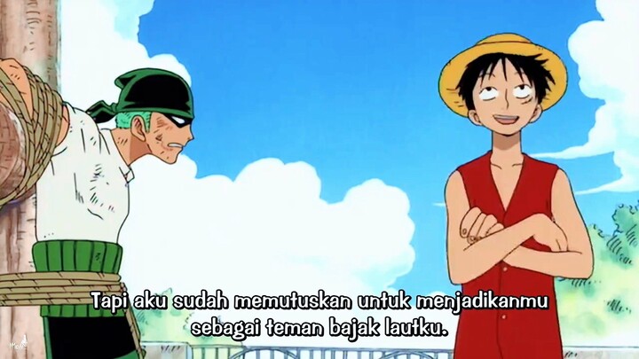 Beginilah cara luffy me rekrut anggota Pertamanya..😭🤣