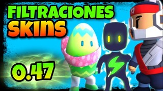 🔥 SE HAN FILTRADO + SKINS DE LA ACTU 0.47 EN STUMBLE GUYS!!! 🔥