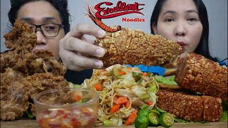 PUTOK BATOK CHICHARON BULAKLAK + PINAPUTUKANG LIEMPO + EXCELLENT PANCIT CANTON | MUKBANG PHILIPPINES