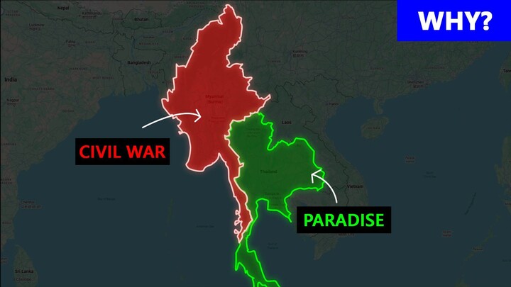 Why Myanmar is Dying and Thailand is Booming?