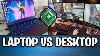 High Ranking LAPTOP vs DESKTOP Players!