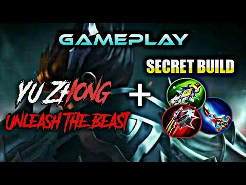 Yu Zhong (OVERPOWERED BUILD)  || UNLEASH THE BEAST || MLBB (GAMEPLAY)