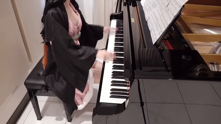 Pembunuh Iblis OP Pembunuh Iblis LiSA Teratai Merah [ピアノ]