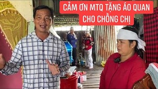 Trao món quà thật ý nghĩa đến hoàn cảnh khó khăn khi chồng qua đời gia đình không lo được