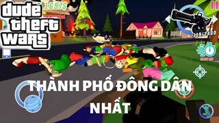 Dude Theft Wars Nhưng Là THÀNH PHỐ ĐÔNG DÂN NHẤT