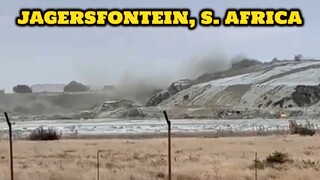 Flooding caused by mine dam collapse swept away Jagersfontein South Africa