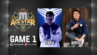 MRVii vs Saxa Just ML 1v1 Allstar Tournament Game 2 (BO3) | Mobile Legends