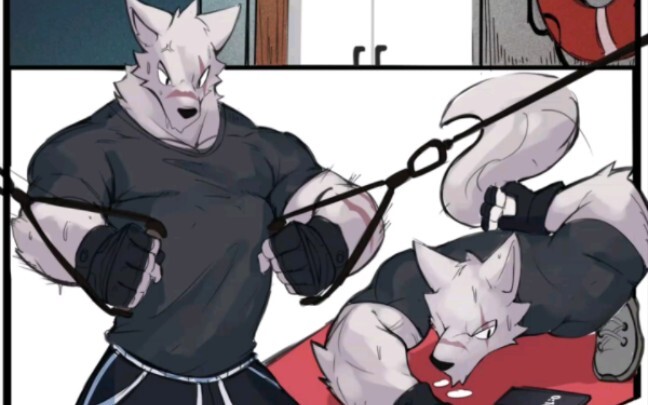 furry comics gym