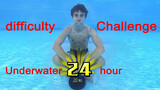 Duduk di dalam air selama 24 jam, air ini asin sekali
