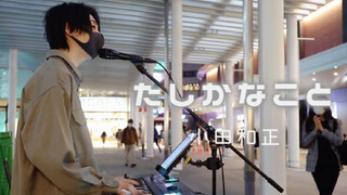 日本街头唱《たしかなこと》小田和正