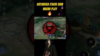 MLBB x NARUTO HAYABUSA ITACHI SKIN  #mlbbshorts #mobilelegends #mlbb #rylles #mplph #mplid #hayabusa