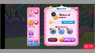 CANDY CRUSH SAGA LEVEL 312 (NEW VERSION)