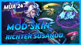 Mod Skin Richter Thần Kiếm Susanoo Mùa 24 Mới Nhất Full Hiệu Ứng Không Lỗi Mạng | Yugi Gaming