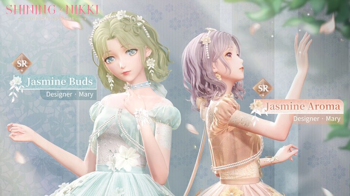 SHINING NIKKI | Set Display: Jasmine Buds -  Jasmine Aroma