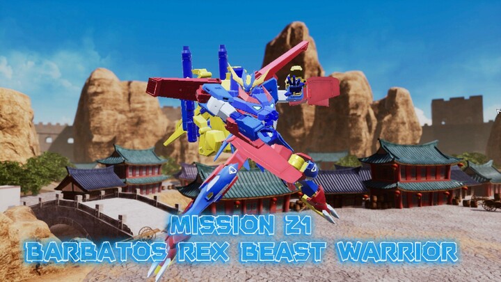 Mission 21 : Krisis! Melawan Tim Legenda - Gundam Barbatos Rex Beast Warrior