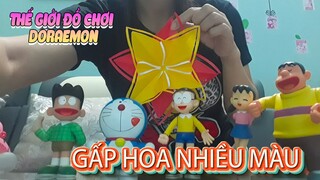 GẤP HOA NHIỀU MÀU   THẾ GIỚI ĐỒ CHƠI DORAEMON