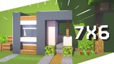 Cara Membuat Modern House 7x6 - Minecraft Indonesia