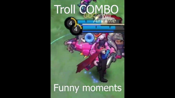 BEST Troll combo #ytshorts #mlbb #funnymoments #shorts #exe