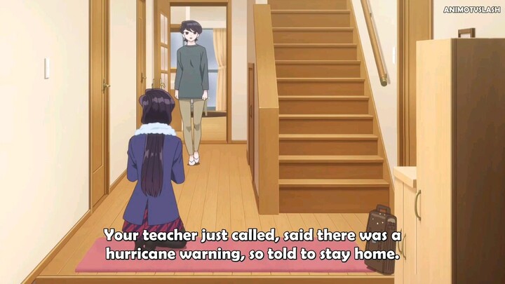 Komi-san got scared of the thunder | Komi Can't Communicate | S2 EP2