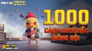 1000 cách chơi xấu đồng đội tại chế độ Trợ Thủ Nhào Lộn | Garena Free Fire