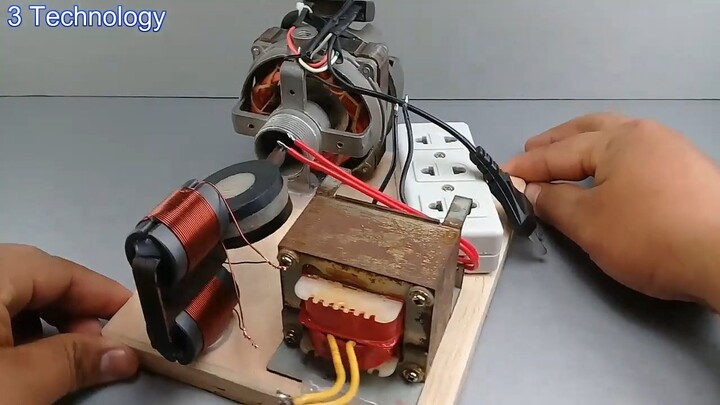 I make 230v 7000w permanent generator at home use free electricity