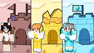 Mèo Simmy Công Chúa Giàu Có vs Khốn Khó: Thử Thách Xây Nhà 1 Màu DUY NHẤT