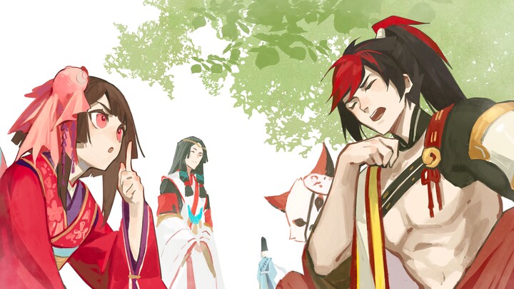 [Tulisan tangan ulang tahun keenam Onmyoji] Lukisan Yasuke
