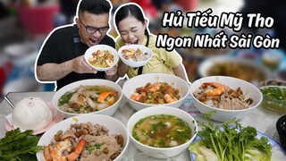 Bắt Đầu Trở Về Sài Gòn Và Review Đồ Ăn Người Việt Nam ơi! Món Ăn Đầu Tiên : Hủ Tiếu Cả Cần