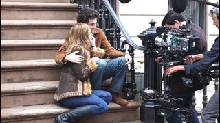 Timothee Chalamet And Elle Fanning Wrap Production While Filming "A Complete Unknown" In New Jersey