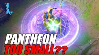 Wild Rift - Pantheon is Small??