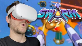 The Best VR Arcade Game on Oculus Quest 2!? | SWARM