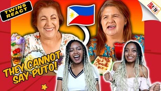 TWINS REACT - Mexican Moms Try Filipino Desserts Reaction - Sol&Luna