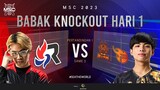 [ID] MSC Knockout Stage Day 1 | RSG SLATE SINGAPORE VS BURN X FLASH | Game 3