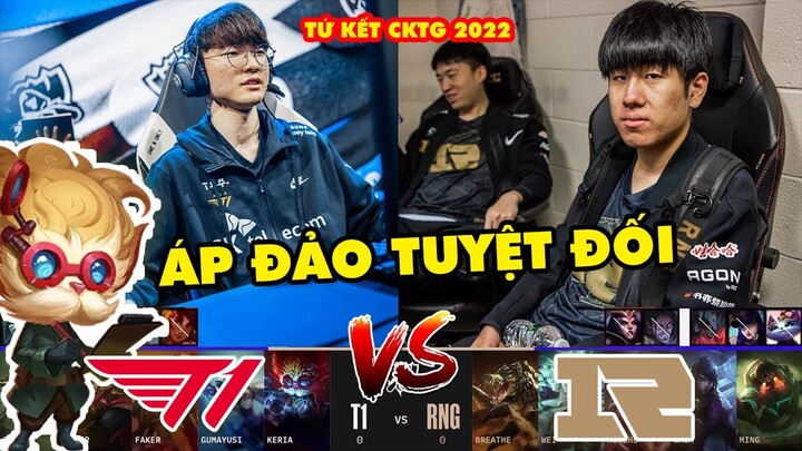 [CKTG 2022] Highlight T1 vs RNG Full: Faker áp đảo tuyệt đối | T1 Esports vs Royal Never Give Up