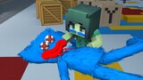 Monster School: Baby Zombie Girl and Poor Huggy Wuggy - Sad Story | Minecraft Animation