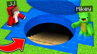 JJ and Mikey Found The SECRET ROUND PASSAGE inside WATER in Minecraft Maizen!
