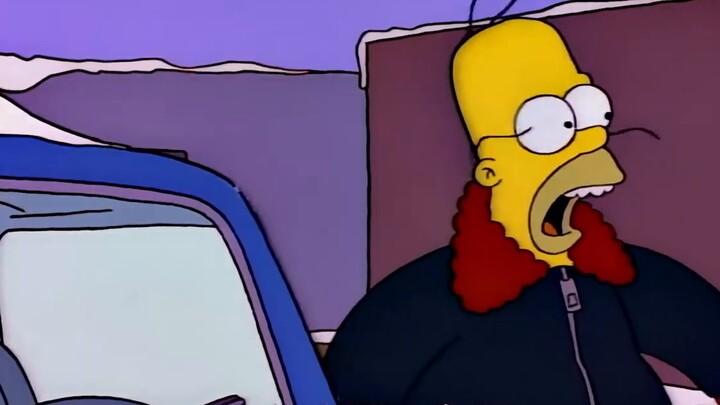 The Simpsons: Barney, a would-be Harvard graduate, becomes an alcoholic after being taught a can of 