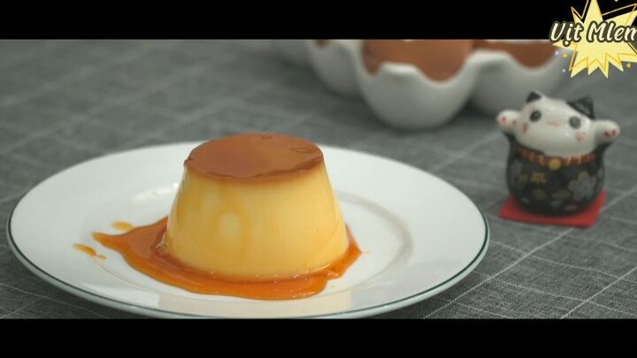 Kem Flan nướng tan chảy 3 #amthuc