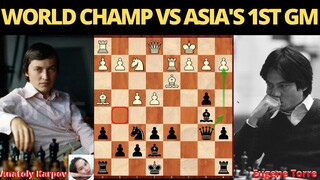 Sino ang Nagwagi? 12th World Champion VS Asia's 1st Grandmaster  || Karpov-Torre 1976