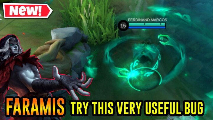 Faramis useful bug try this now ingame 😍