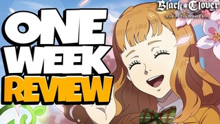 MY ONE WEEK REVIEW ON BLACK CLOVER MOBILE GLOBAL AS A F2P PLAYER. HOW DOES IT COMPARE TO JP & KR?